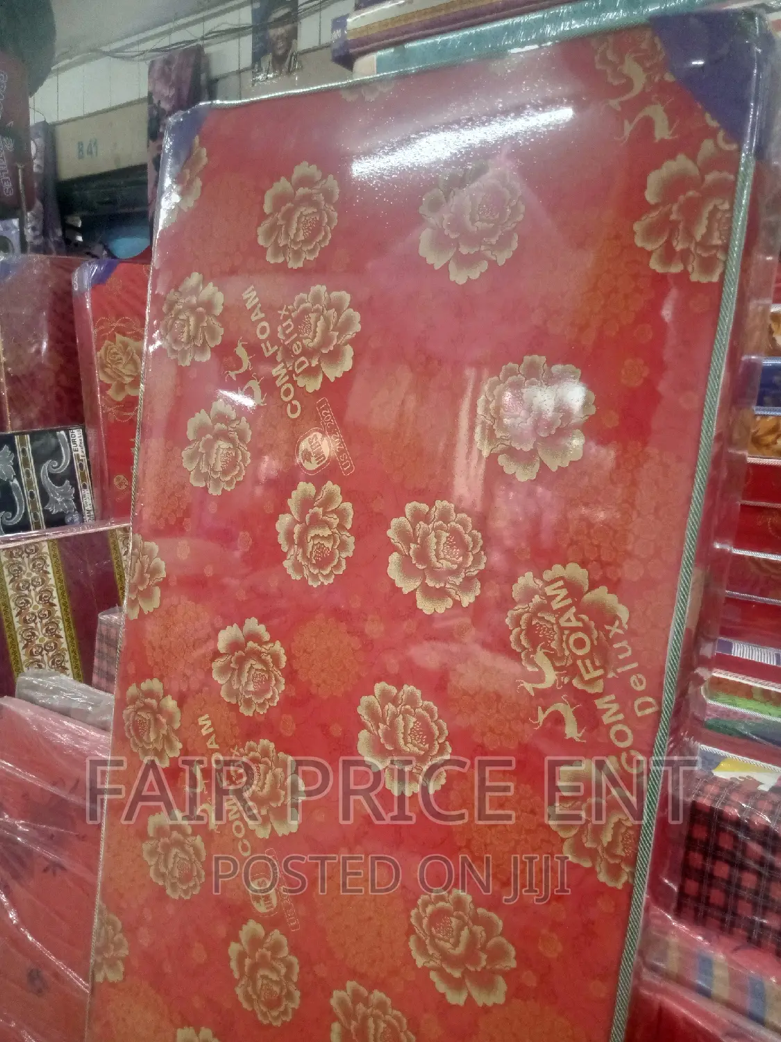 Super Deluxe Mattress.3x6x6inches.( Red)