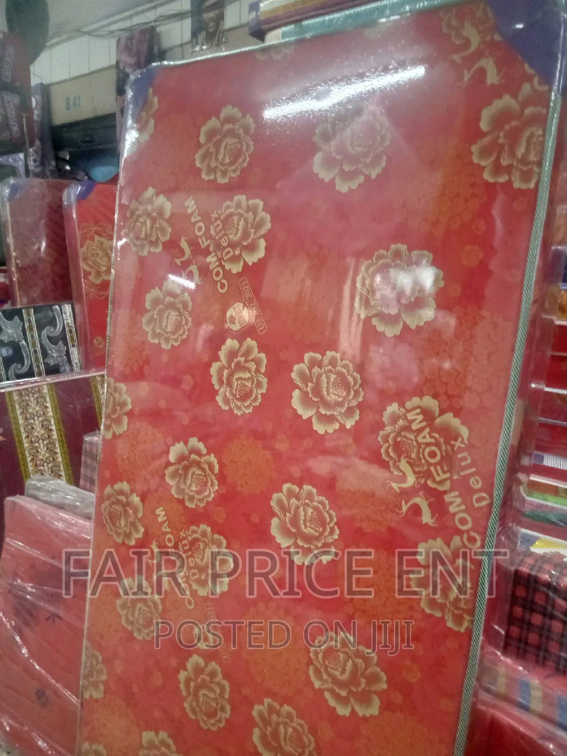 Super Deluxe Mattress.3x6x6inches.( Red)