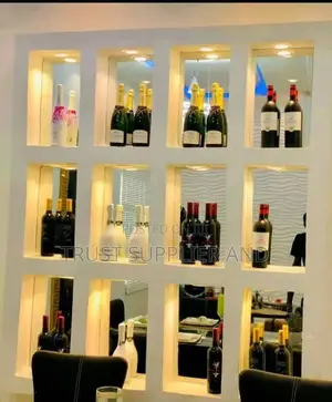 Gypsum Liquor Display Shelves
