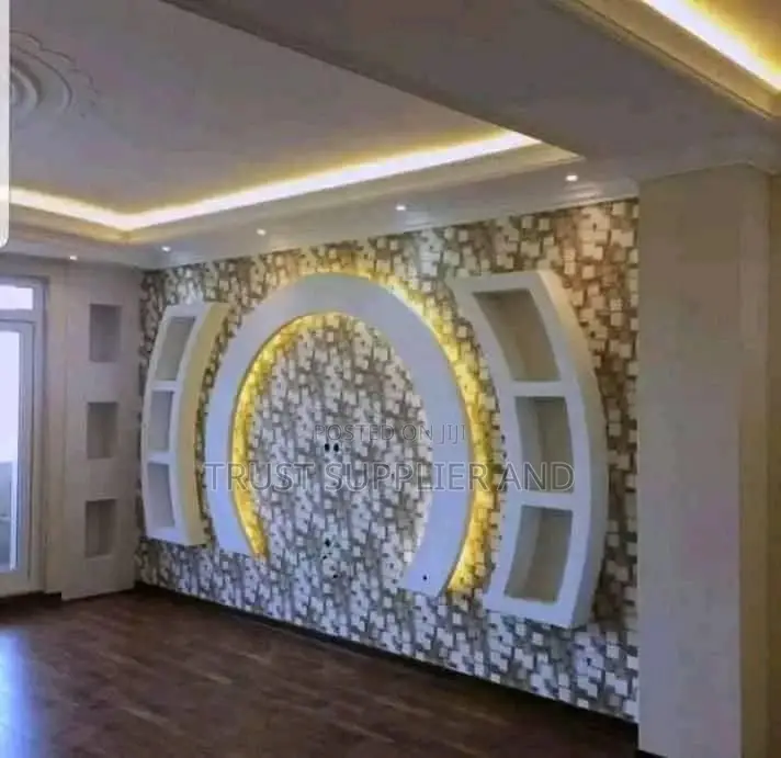Gypsum Work Before and After