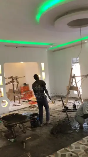 Gypsum Work Before and After