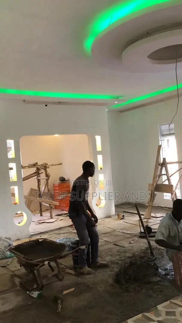 Gypsum Work Before and After