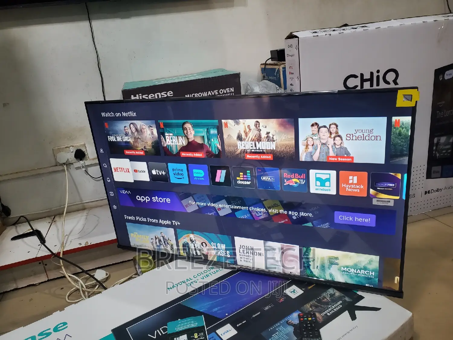 Hisense Smart Vidaa 43"Inch Flat Screen