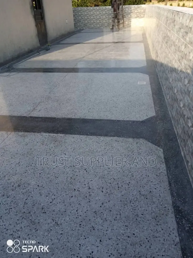 Grey Terrazo Done in Mkno