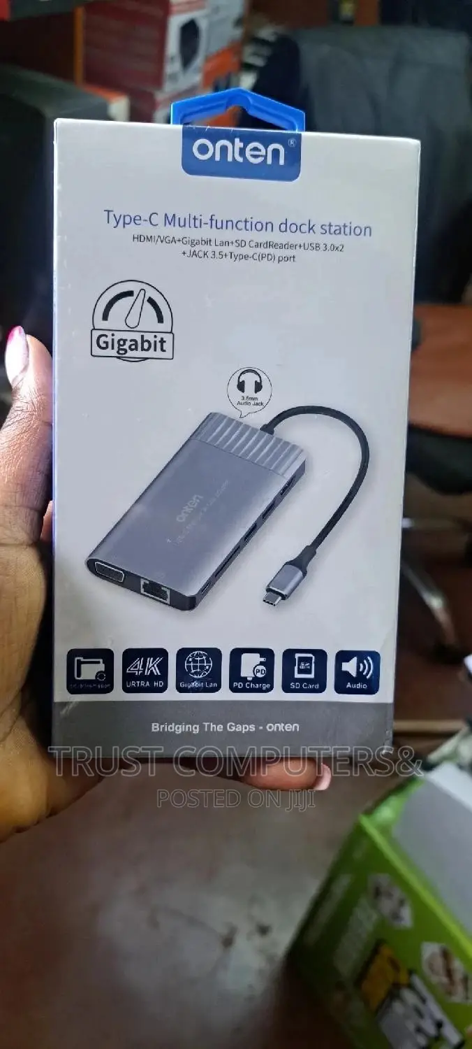 Type C to Vga,Lan,Usb,Hdmi and Card 8 in 1