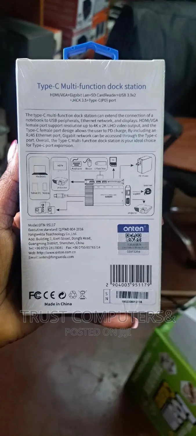 Type C to Vga,Lan,Usb,Hdmi and Card 8 in 1