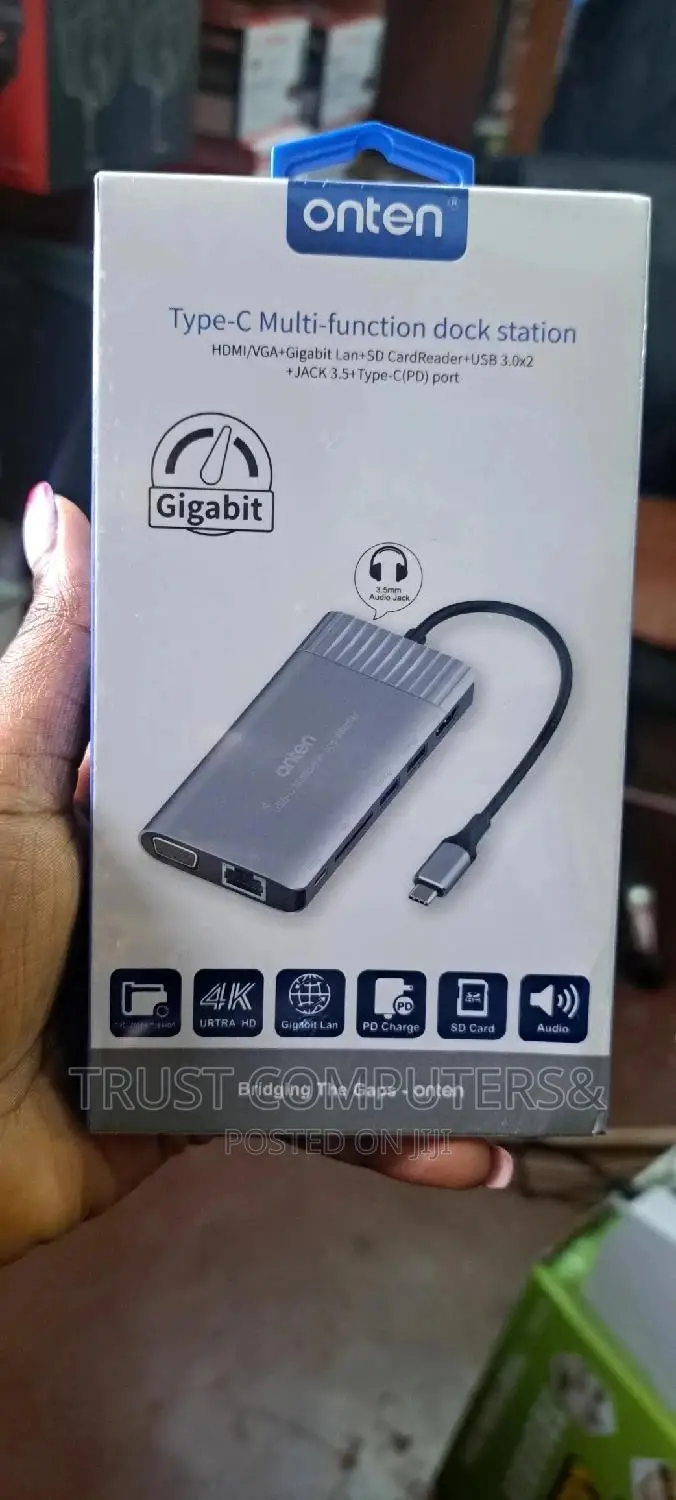 Type C to Vga,Lan,Usb,Hdmi and Card 8 in 1