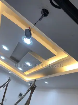 Gypsum Ceiling With Lights