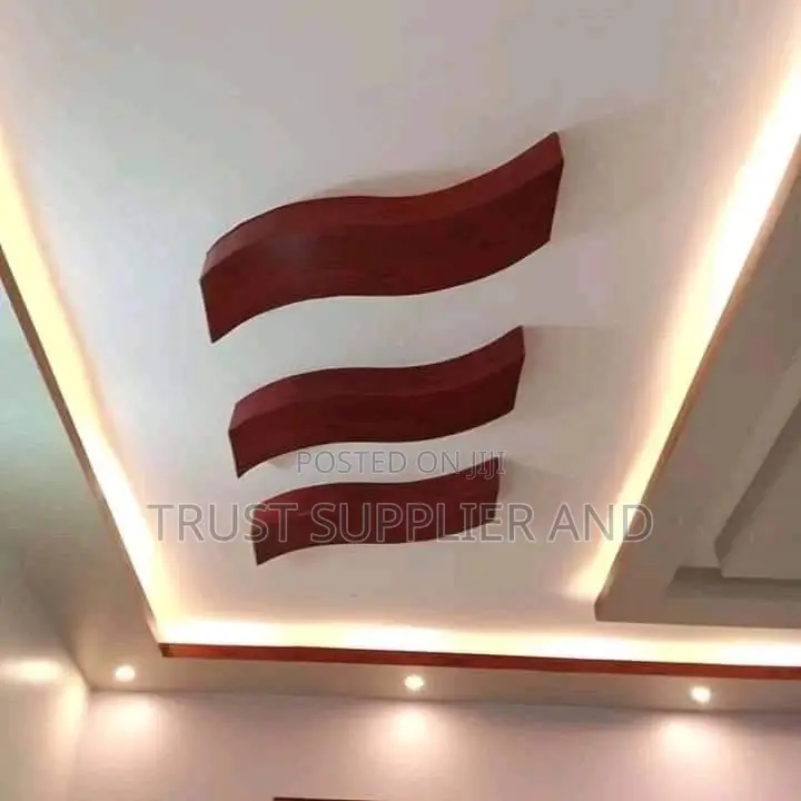 Colorful Gypsum Ceiling Done in Kololo