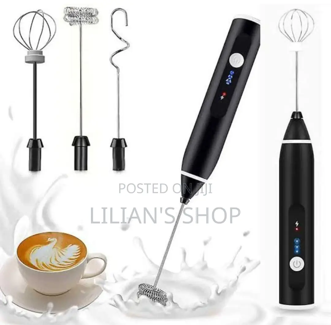 Rechargeable Milk Frother And Egg Beater