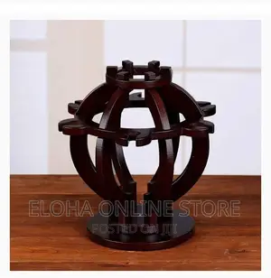 Solid Wood Luxury Wine Rack and Glass Holder