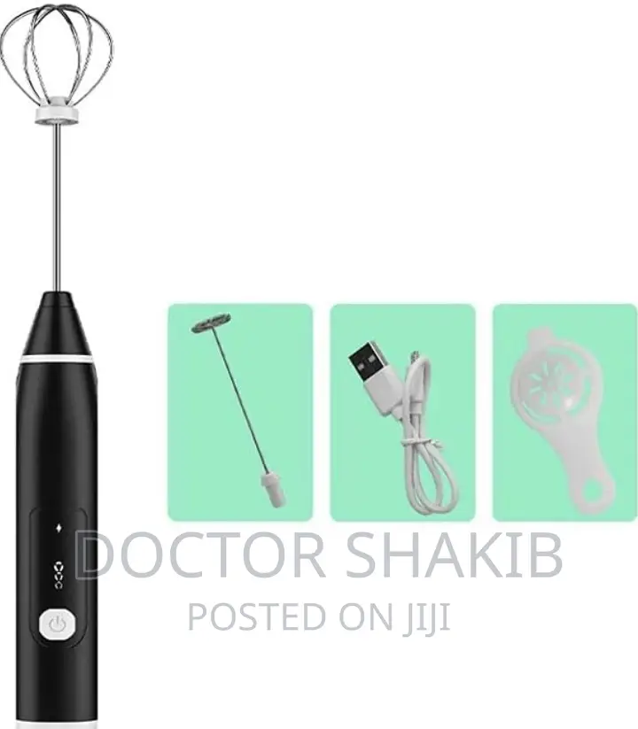 2 In 1 Rechargeable Milk Frother And Egg Beater