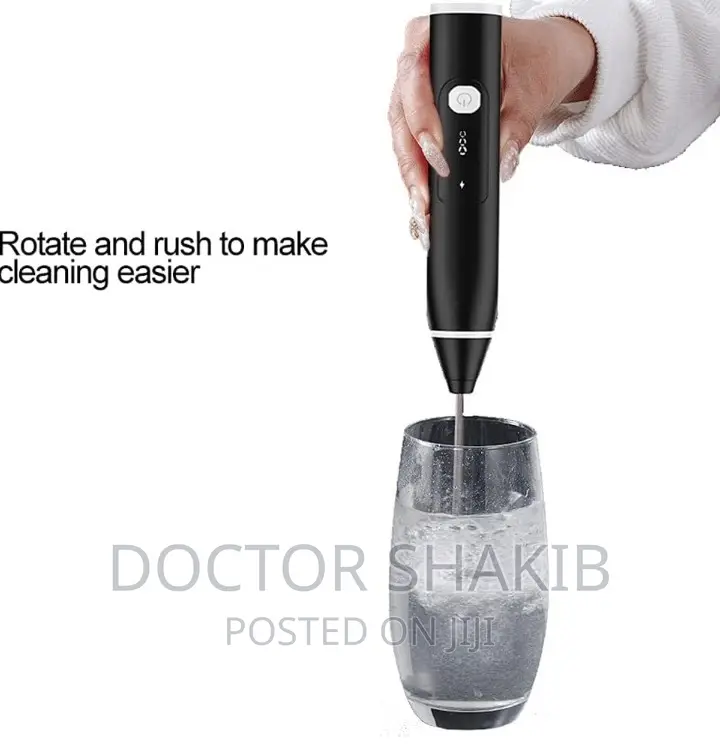 2 In 1 Rechargeable Milk Frother And Egg Beater