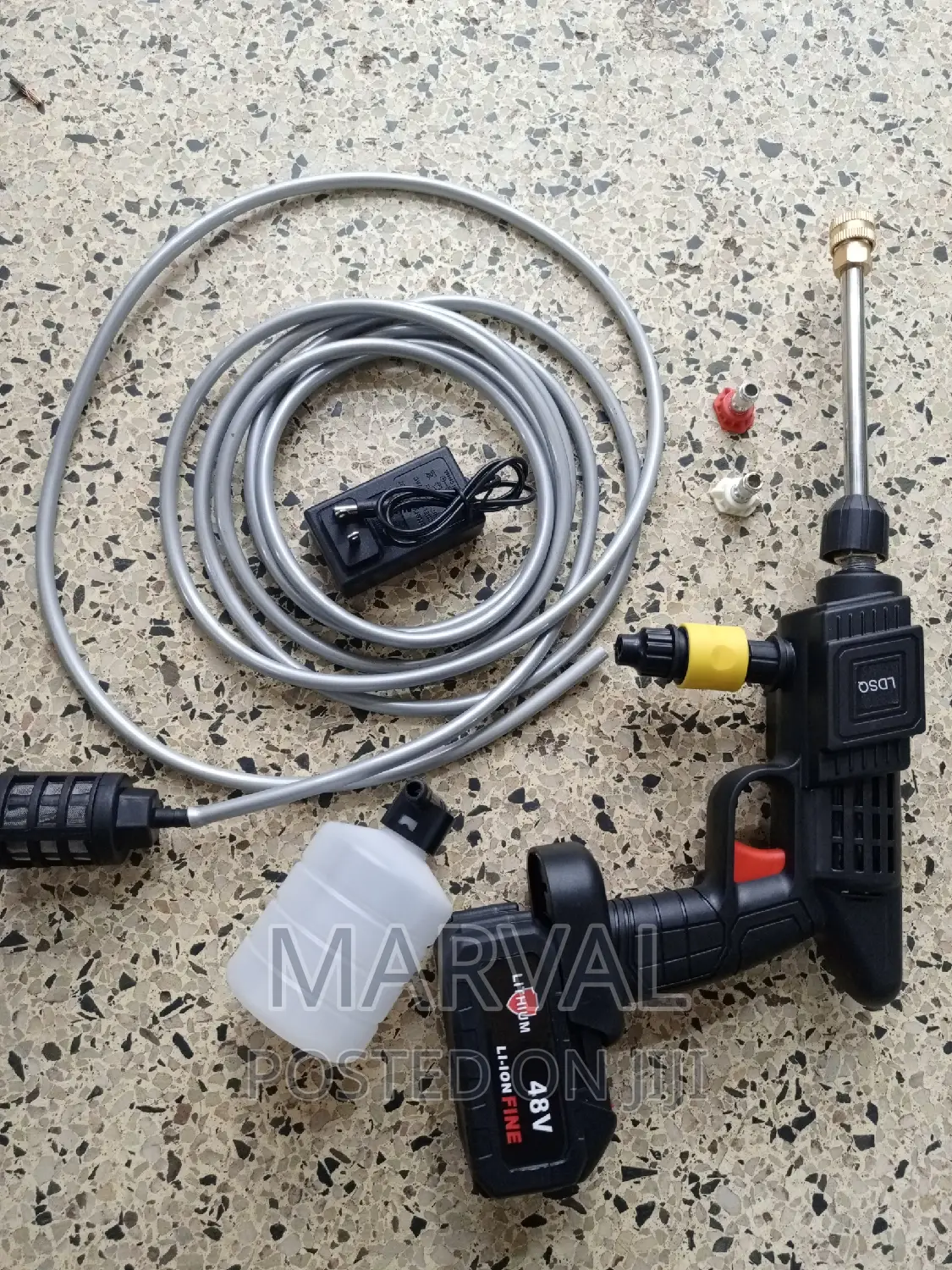 Rechargeable Car Jet Washer Set