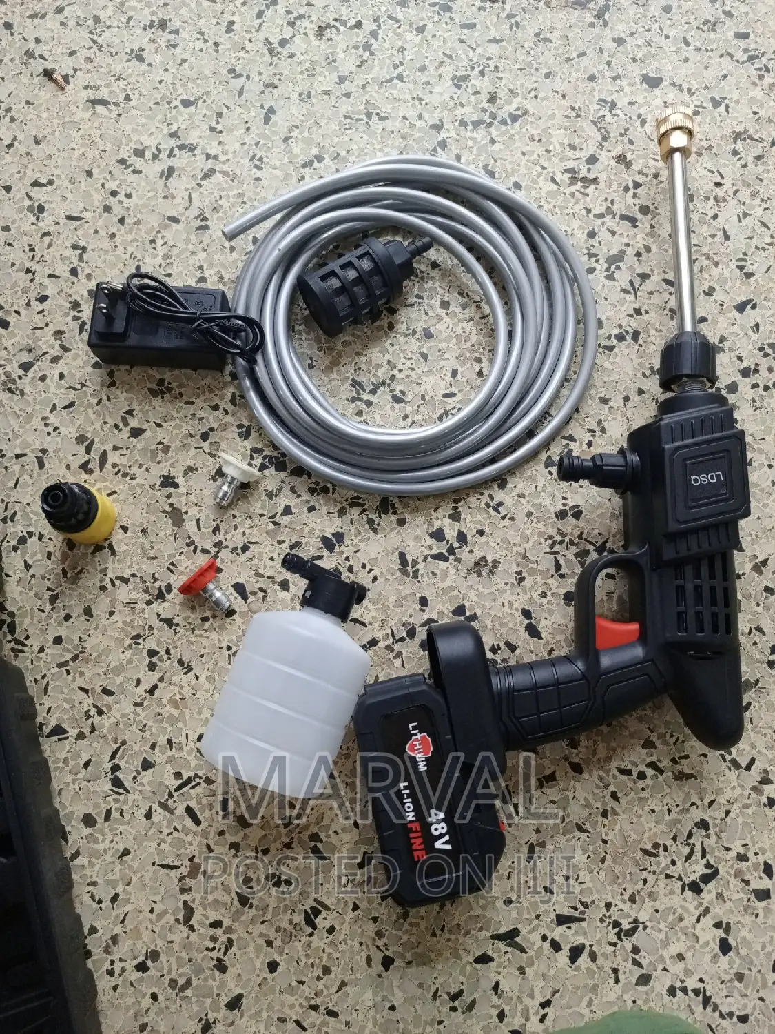Rechargeable Car Jet Washer Set