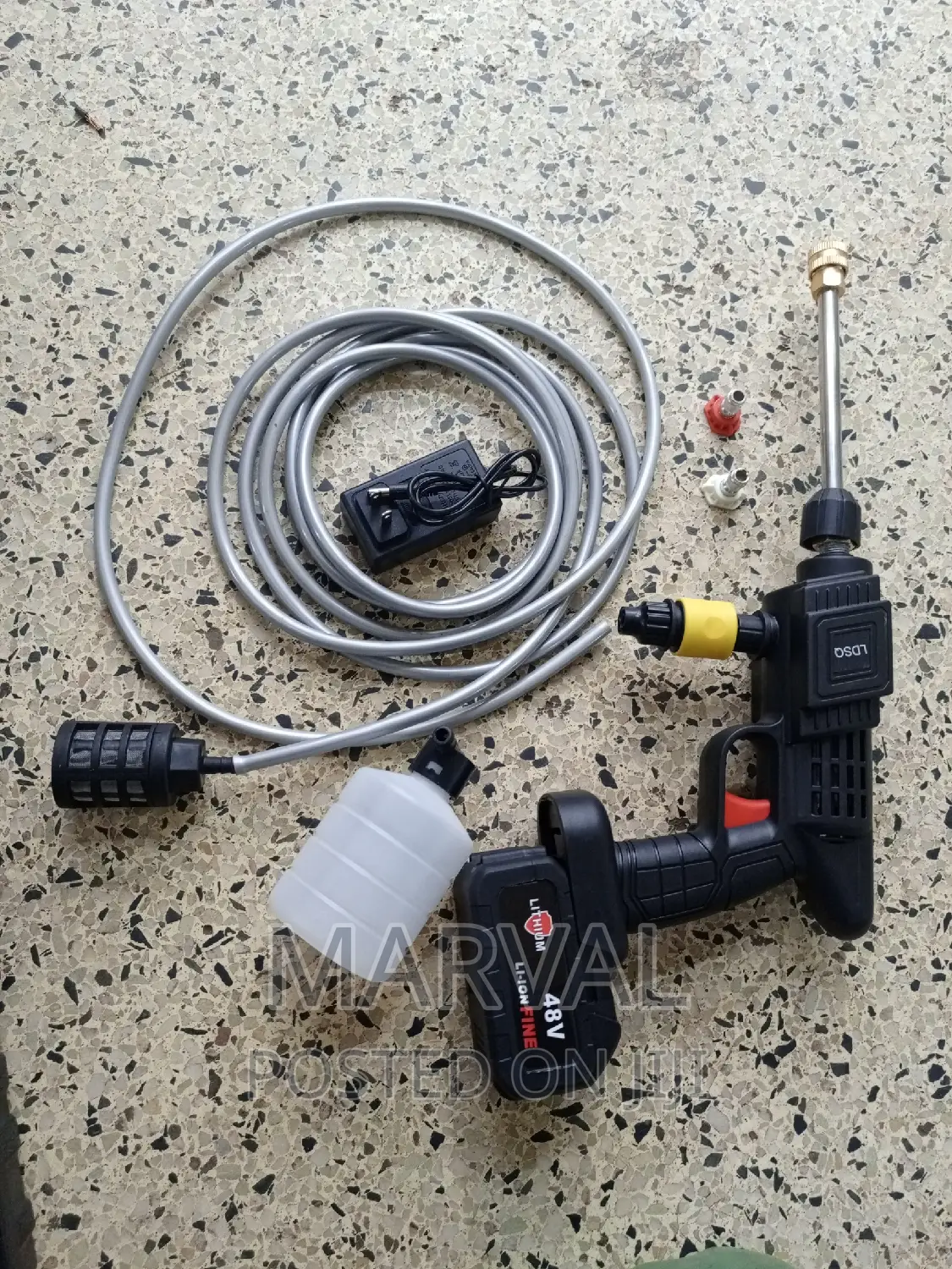 Rechargeable Car Jet Washer Set