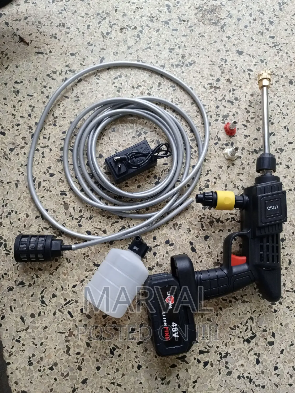 Rechargeable Car Jet Washer Set