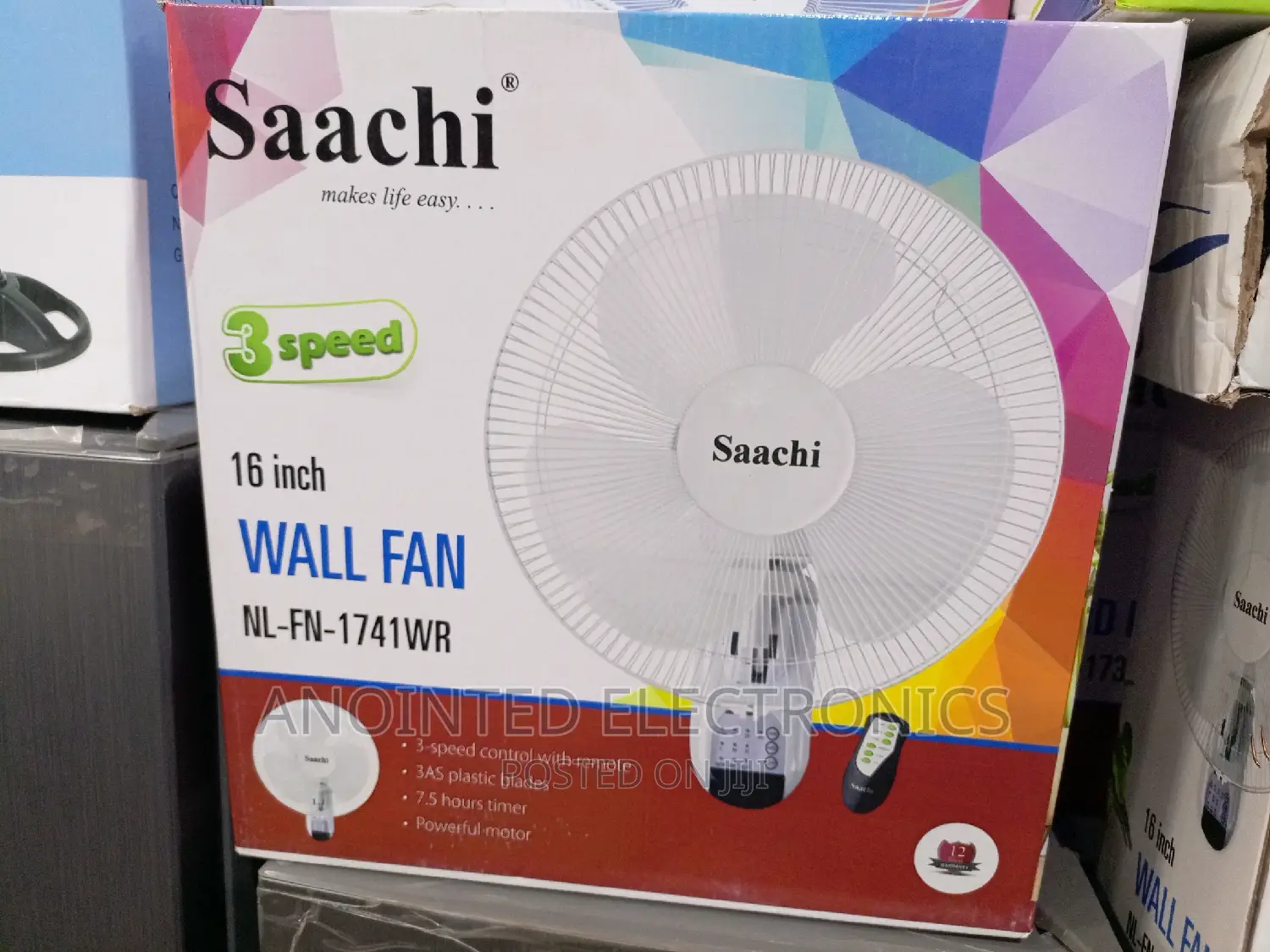 Wall Fans With a Remote Sachi