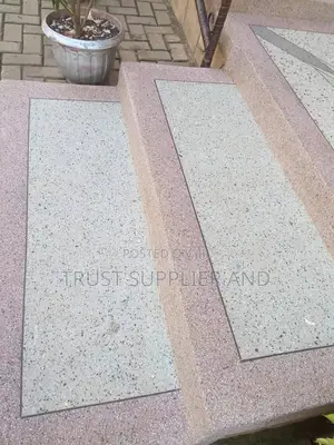 White and Red Terrazzo