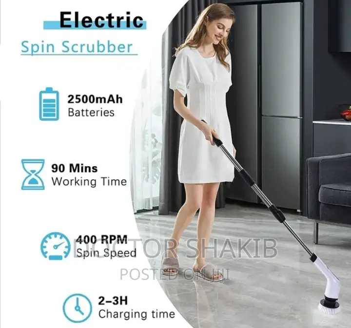 Pro 7-in-1 Electric Spin Scrubber