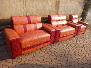 Fantastic Leather Five Seater Sofa