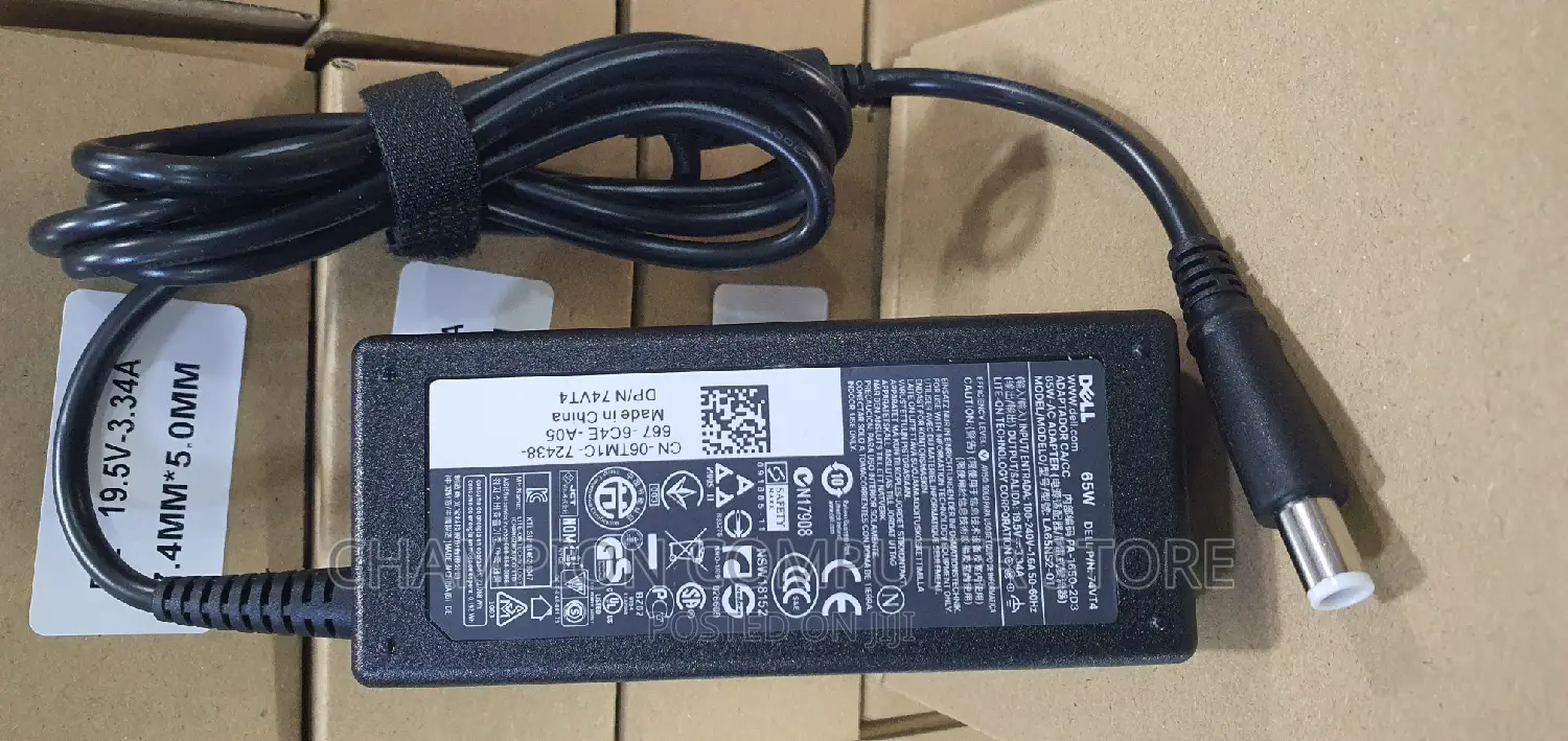 Dell Big Pin 65 Watt 19.5V~3.34A AC Adapter Charger