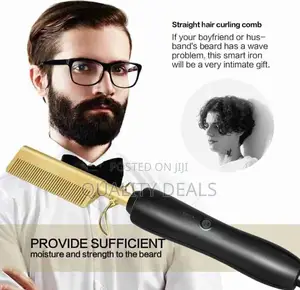 Electric Hot Heat Press Comb