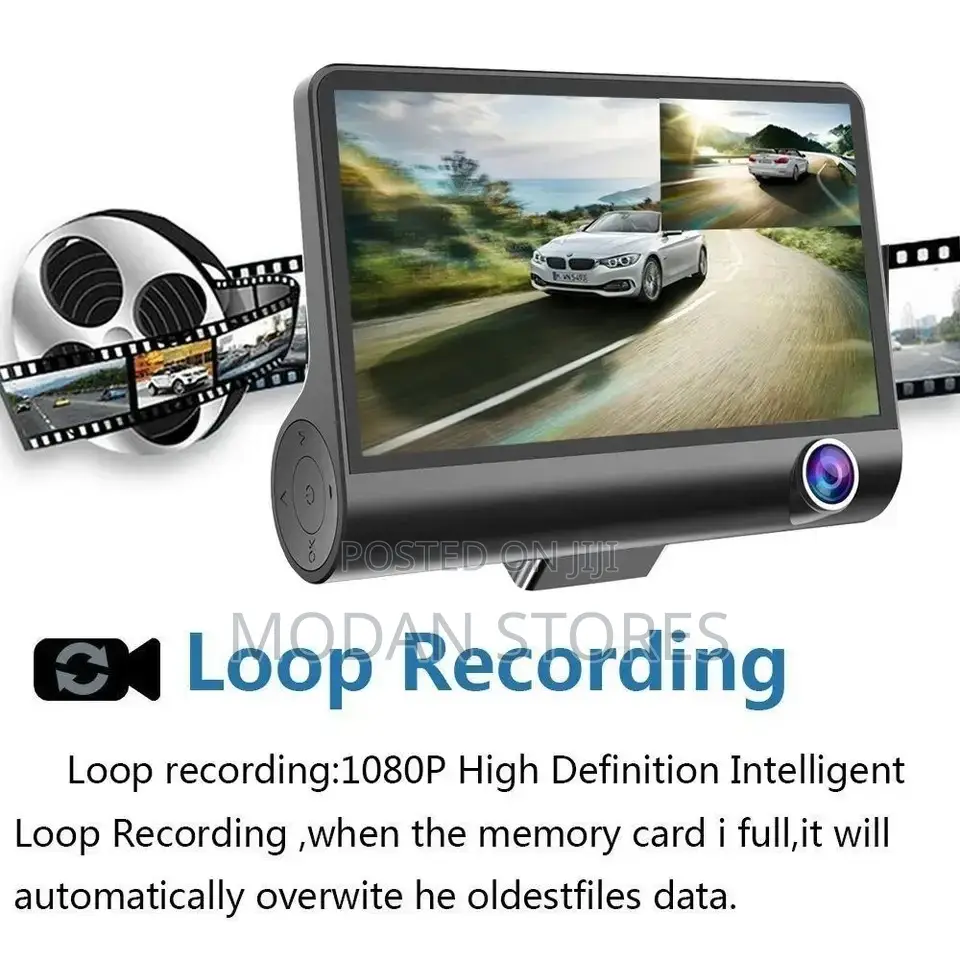 Car DVR Camera (Dash Cam 3lens)