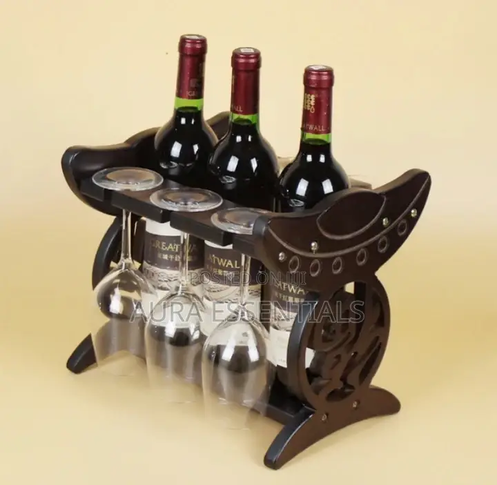 Decorative Wooden Wine Rack