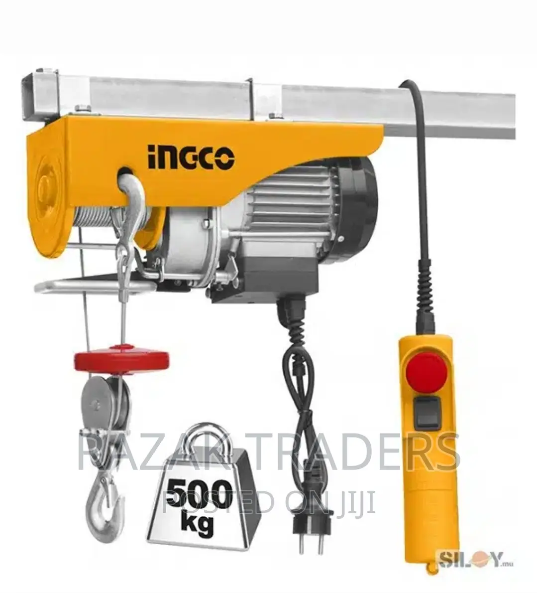 Ingco Electric Hoist 900W, 250kgs/500kgs Lifting Capacity