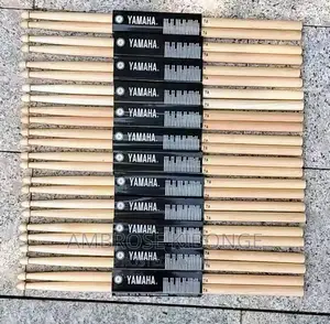 YAMAHA Matched Weight 5A / 7A Solid Wood Paired Drum Sticks.