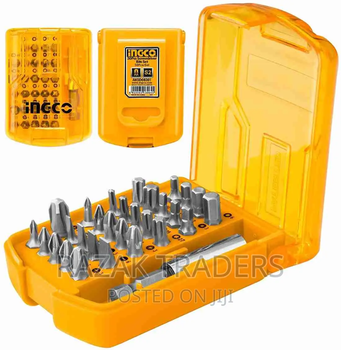 Ingco 30pcs Screwdriver Bits Set