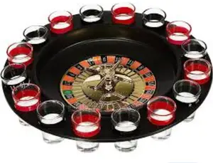 Shot Glass Roulette Drinking Game Set (2balls 16glasses)