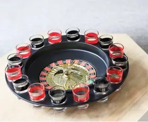 Shot Glass Roulette Drinking Game Set (2balls 16glasses)