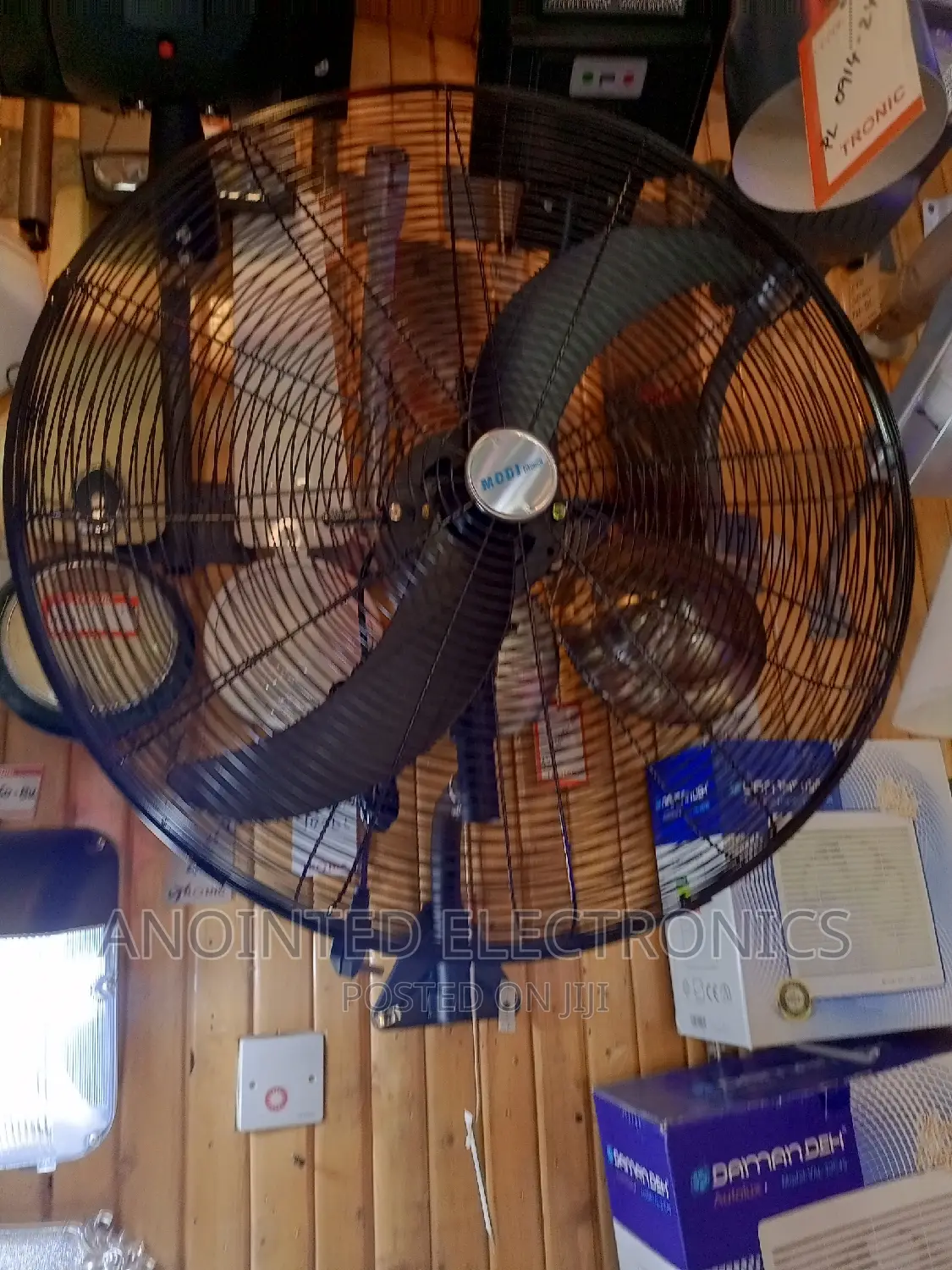 Industrial Wall Fans Black 30"