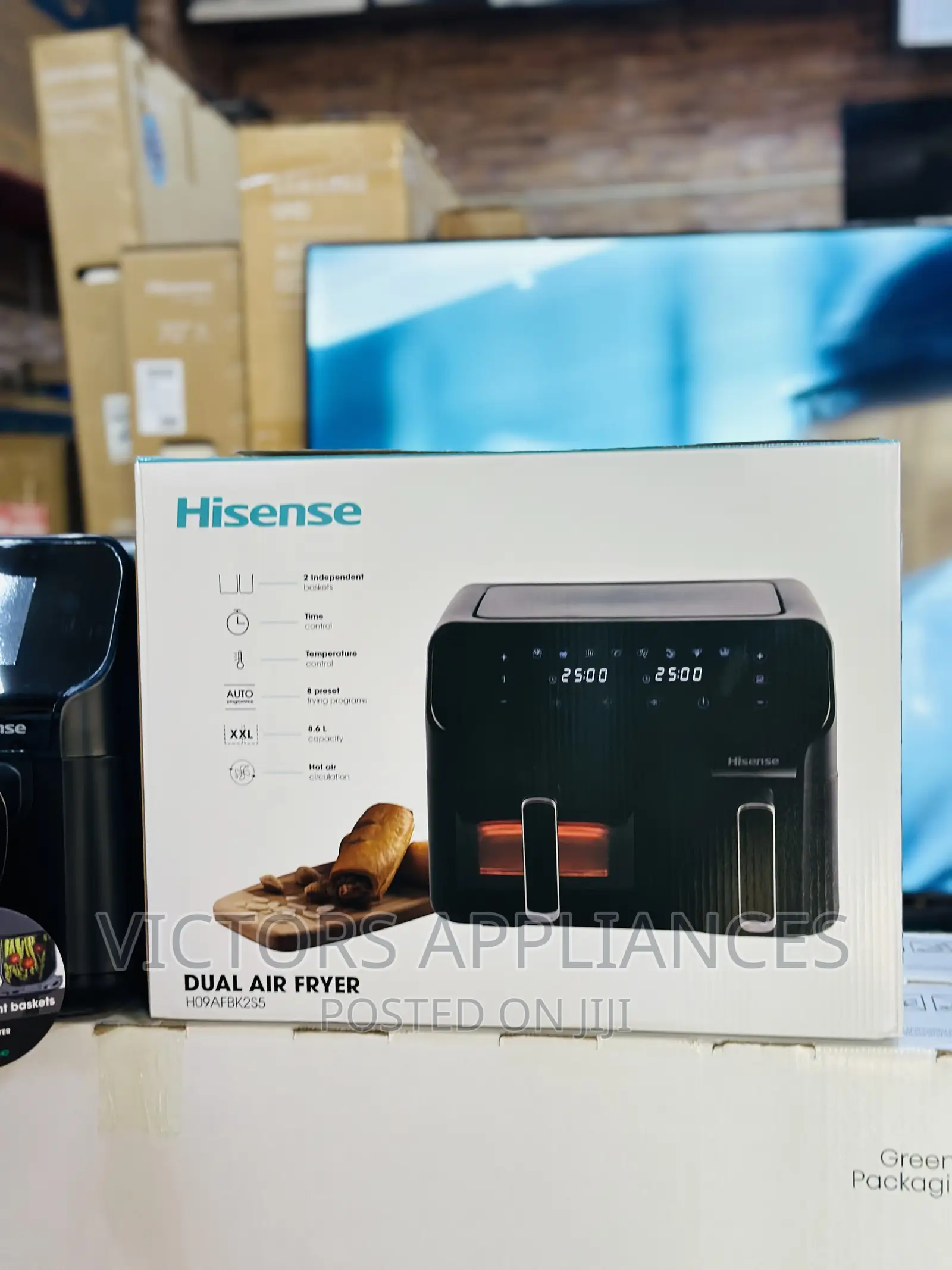 Hisense Dual Air Fryer 8.6L