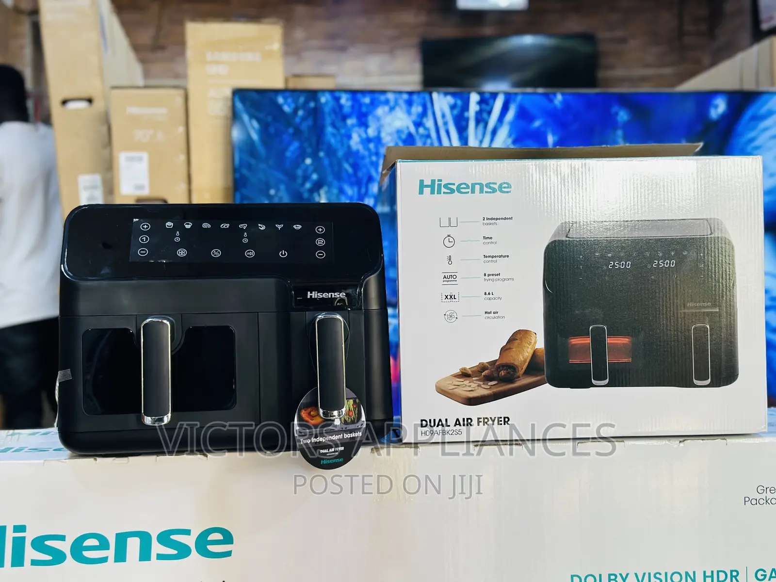 Hisense Dual Air Fryer 8.6L