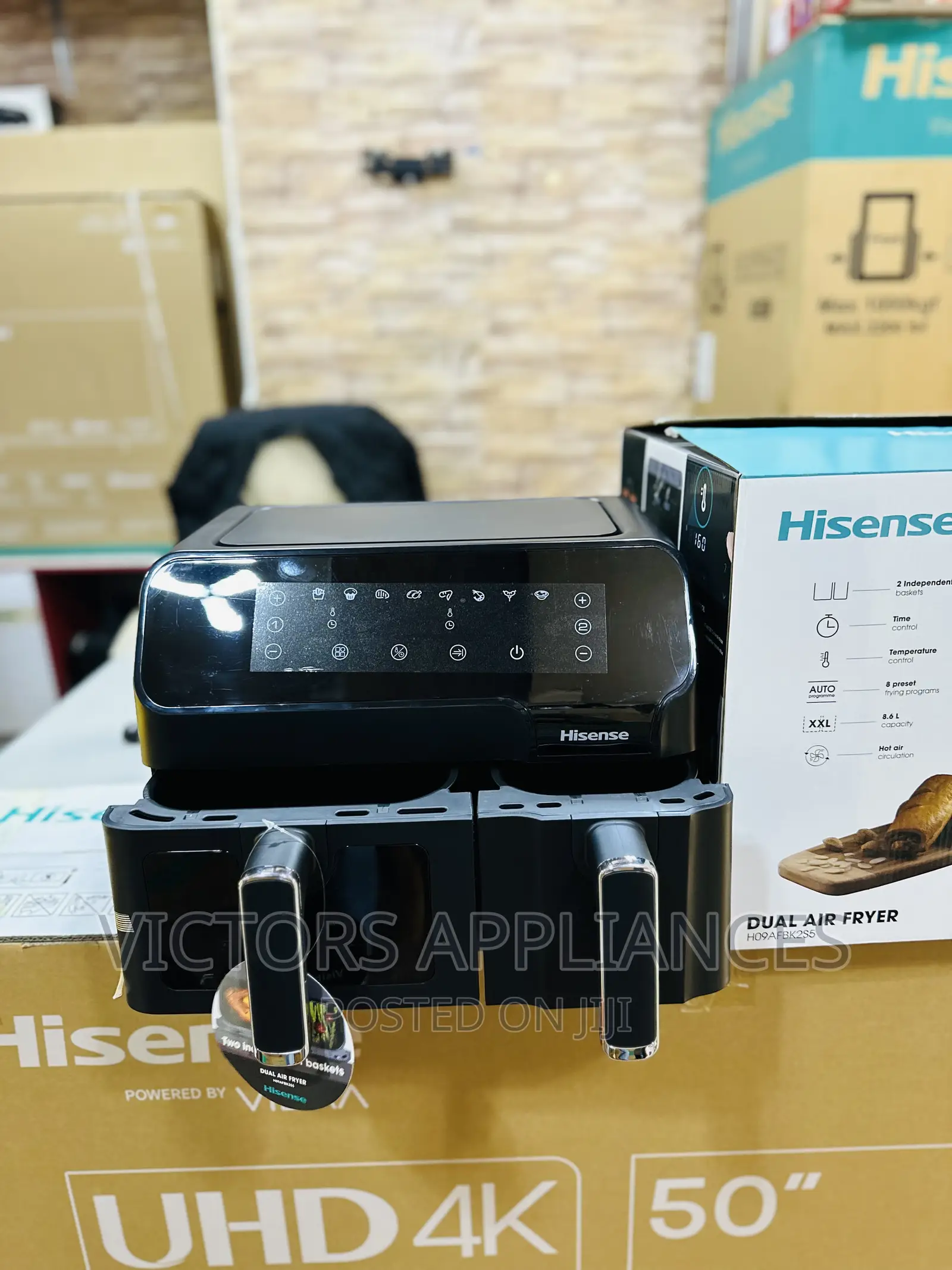 Hisense Dual Air Fryer 8.6 Liters
