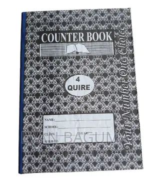 Counter Books - 2, 3, 4 Quires Available