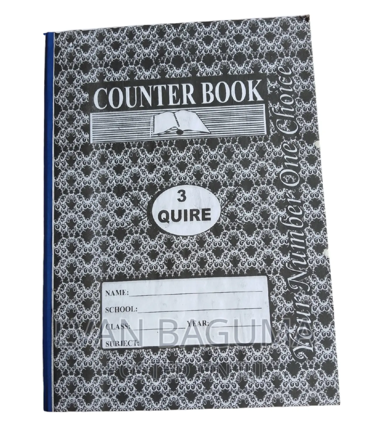 Counter Books - 2, 3, 4 Quires Available