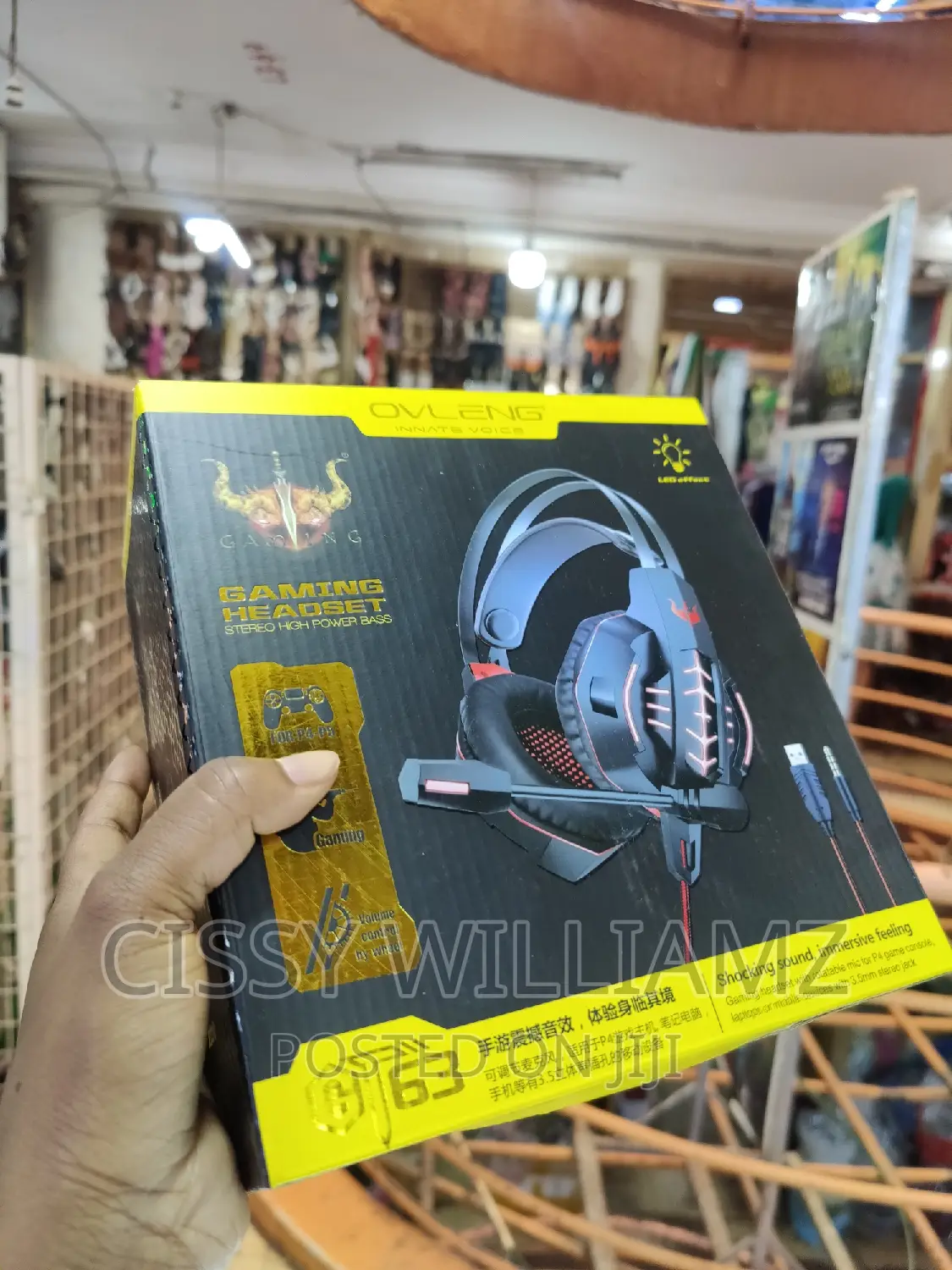 Ovleng E-Sports Gaming Headphones/Wired Gaming Headset