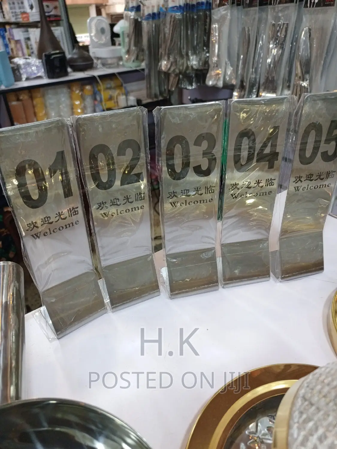 Table Numbers