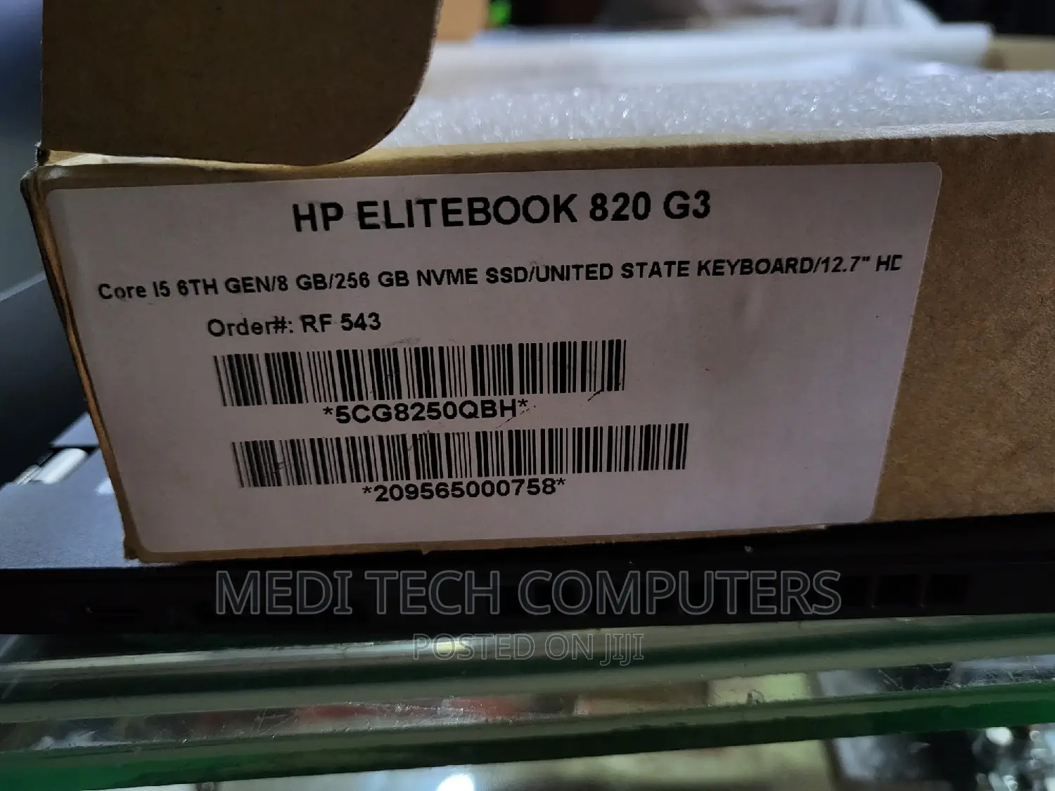 New Laptop HP EliteBook 820 G3 8GB Intel Core I5 SSD 256GB