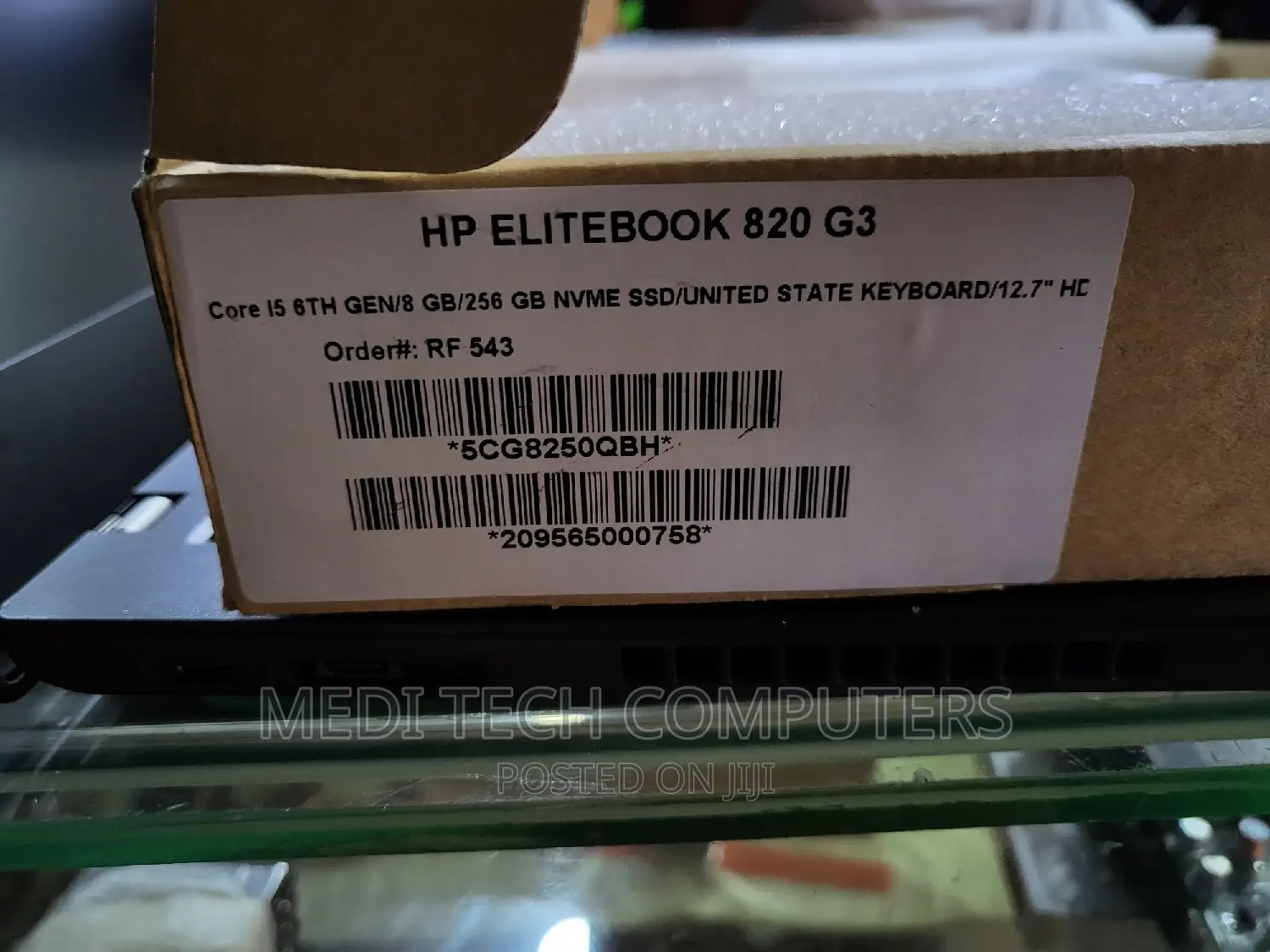New Laptop HP EliteBook 820 G3 8GB Intel Core I5 SSD 256GB