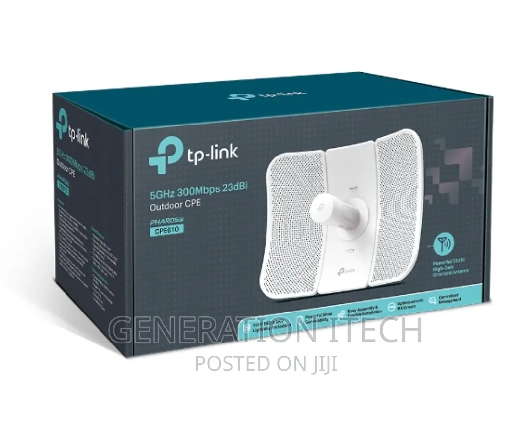 Tp Link Outdoor CPE Router 300mbps -CPE610- 5GHZ