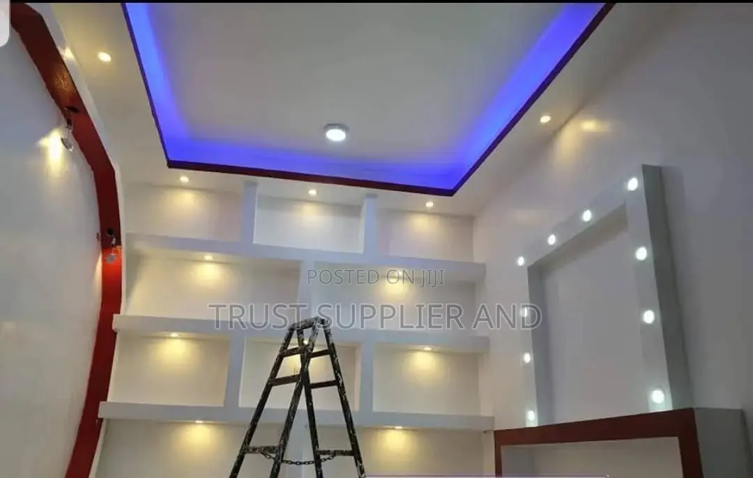 Gypsum Ceiling and Shelves 12
