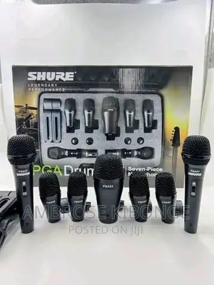 Classic Audio Quality SHURE PGA Drum Kit 7 Piece Microphones