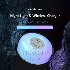 LED Colorful Light and Wireless Charger