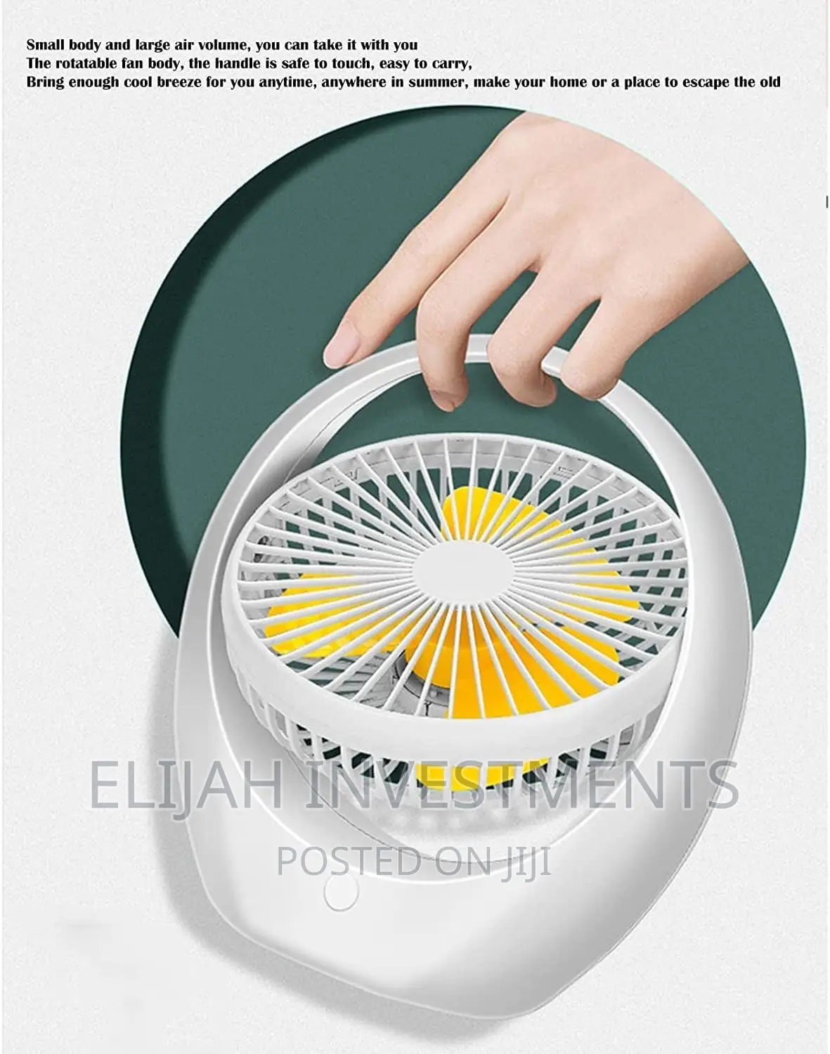 Wired/ Wireless Desk Fan USB Air Circulation Fan