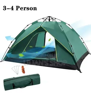 3-4 People Automatic Camping Tent